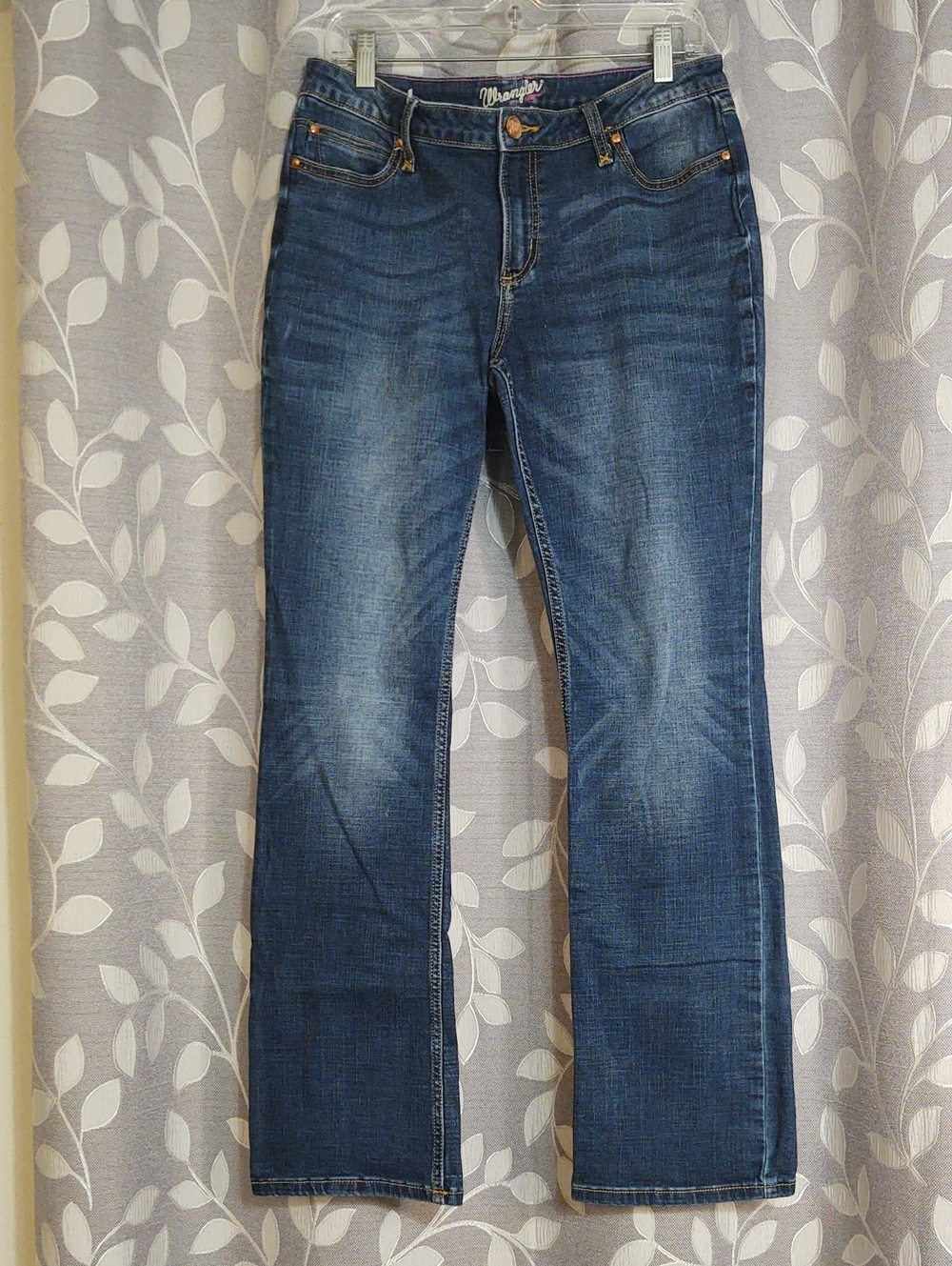 Wrangler Women's Dark Blue Boot Cut Jeans 11/12x34